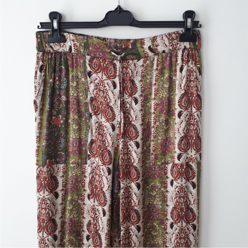 Zara Multicolor Patterned Pants - Picture 4 of 6